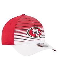 New Era Men's White/Scarlet San Francisco 49ers Adventure Gradient 9FORTY M-Crown A-Frame Adjustable Hat