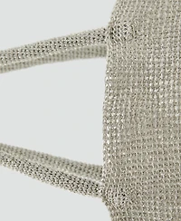 Mango Women's Mesh Shopper Bag