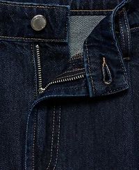Mango Women's Mid-Rise Pleated Denim Bermuda Shorts