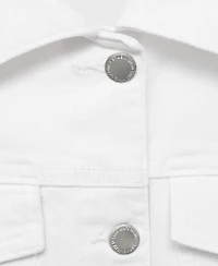 Mango Women's Pockets Denim Jacket