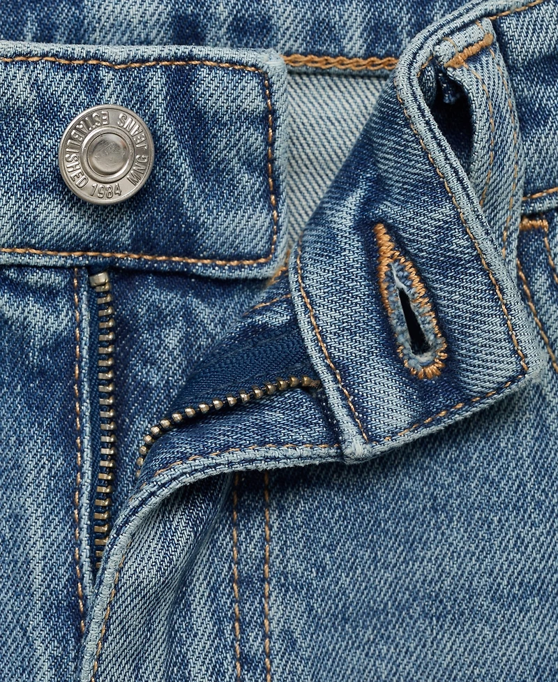 Mango Women's New Mom Comfort High-Rise Jeans