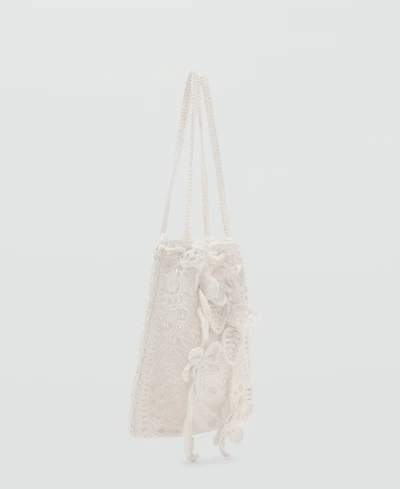 Mango Women's Crochet Handbag