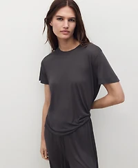 Mango Women's Micro-Modal Pajama Pants