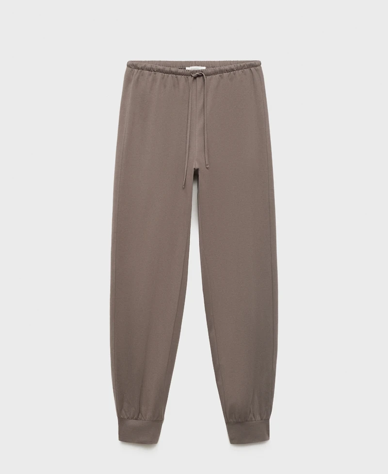 Mango Women's Soft Finish Jogger Pants