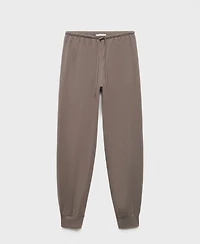 Mango Women's Soft Finish Jogger Pants