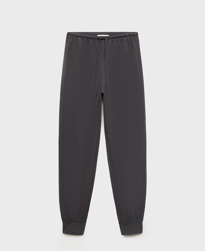 Mango Women's Soft Finish Jogger Pants