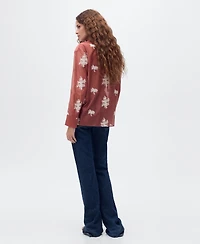 Mango Women's Embroidered Lyocell Shirt