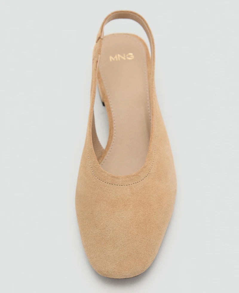 Mango Women's Suede Heeled Shoes
