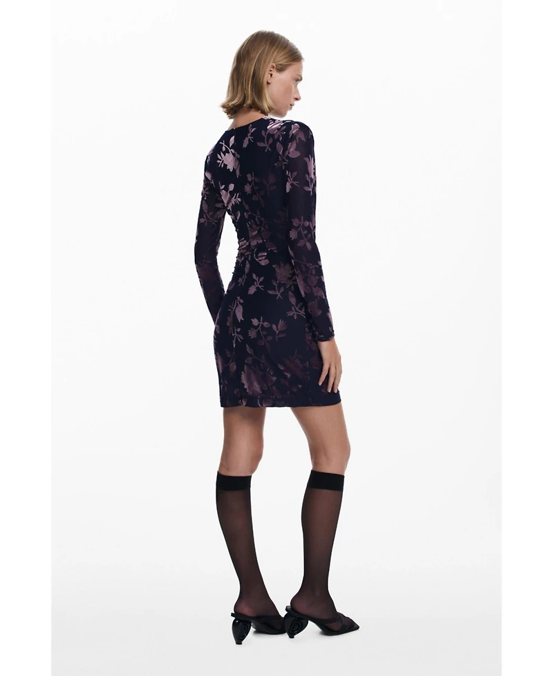 Desigual Women's Ruched mini dress