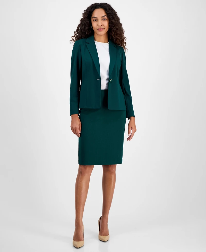 Kasper Women's Stretch-Crepe Slim Pencil Skirt
