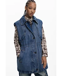 Desigual Women's Fur-trimmed parka