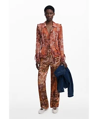 Desigual Women's Paisley corduroy pants