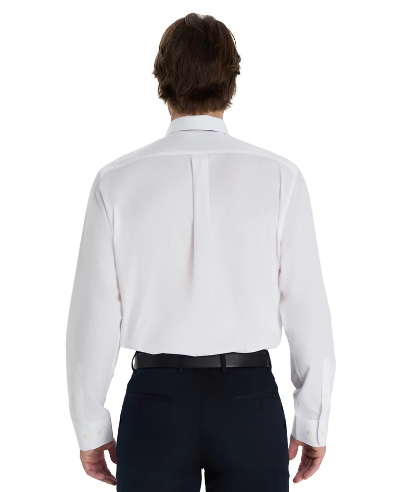 Club Room Men's Regular Fit Solid Dress Shirt, Macy's Exclusive