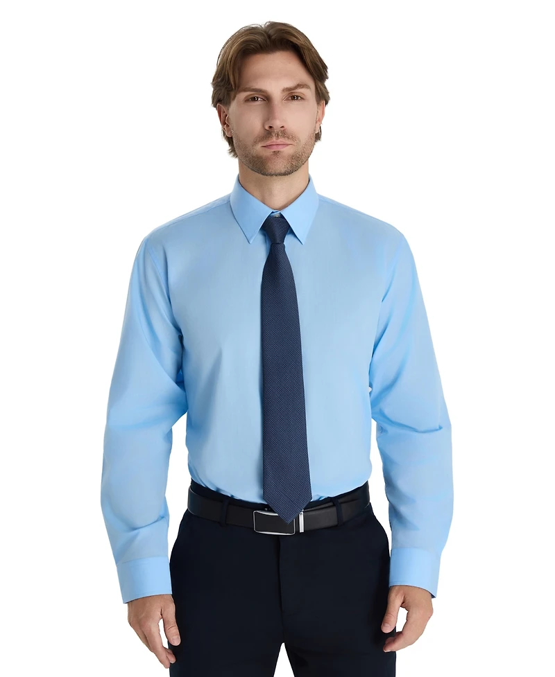 Club Room Men's Regular Fit Solid Dress Shirt, Macy's Exclusive