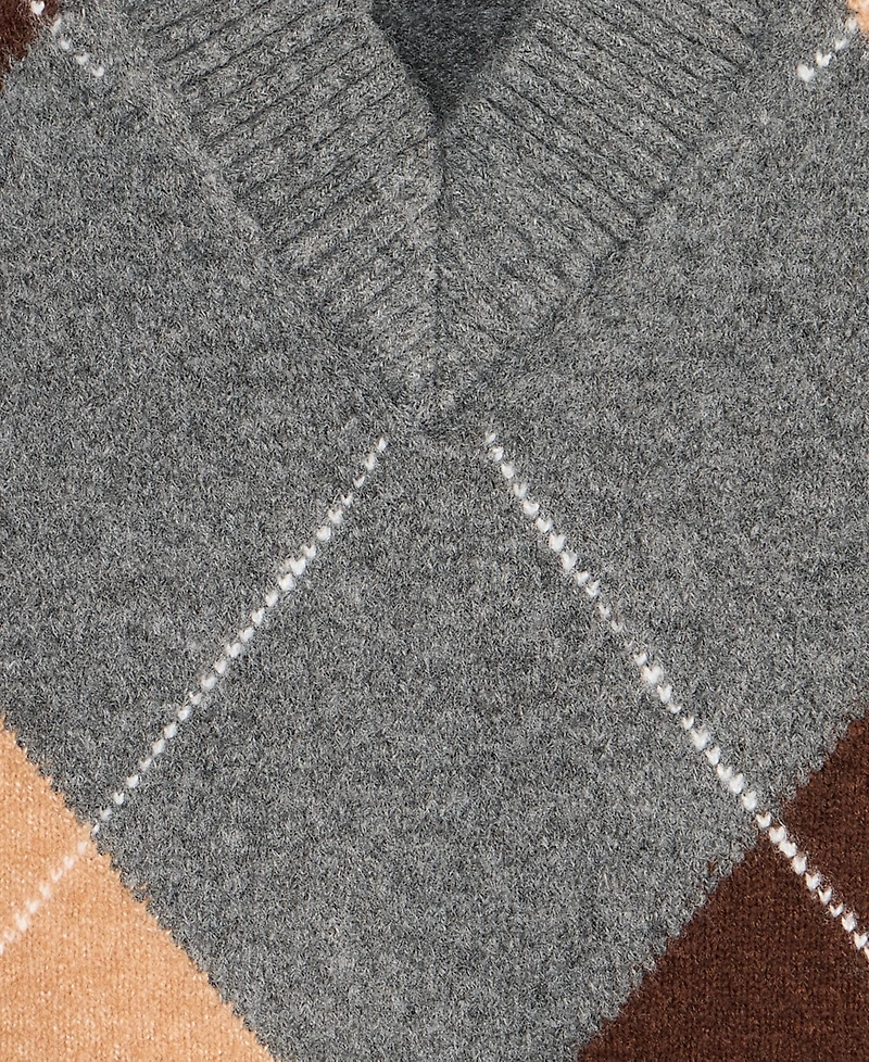 On 34th Women's Argyle Oversized Sweater Vest, Macy's Exclusive