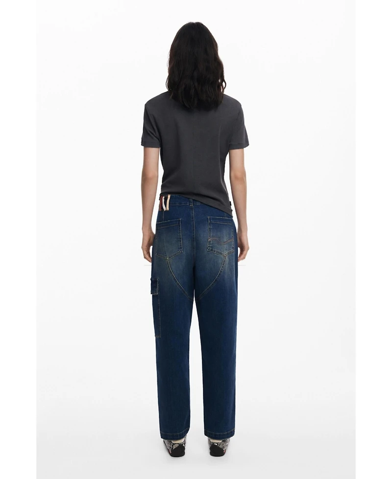 Desigual Women's Baggy jeans with pockets