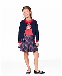 Deux par Girl Cotton T-Shirt Red with Mini Apples - Toddler|Child
