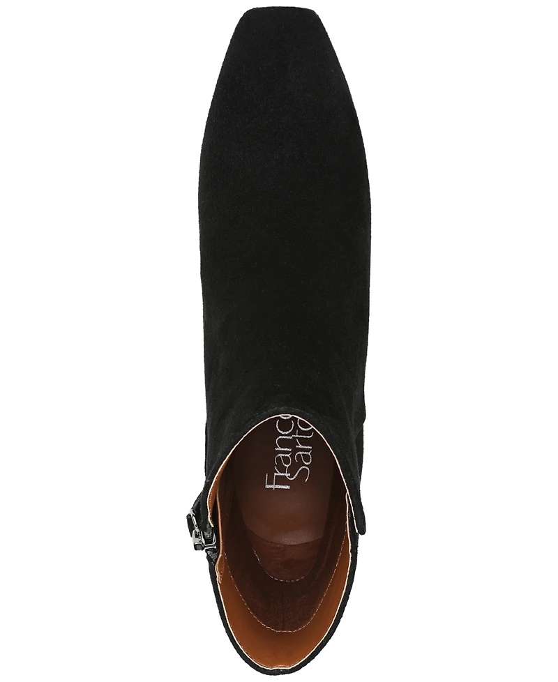 Franco Sarto Women's Luella Square Toe Zip Ankle Boots