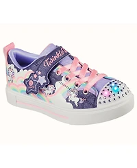 Skechers Toddler Girls Twinkle Toes: Sparks - Unicorn Stay-Put Light-Up Casual Sneakers from Finish Line