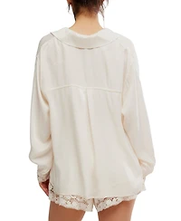 Free People Women's Midnight Muse Long Sleeve Sleepshirt