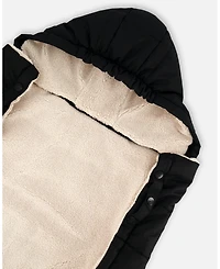 Deux par Deux Baby Unisex 3-In-1 Multifunction Cover for Car Seat, Stroller, and Baby Carrier In Black - Baby