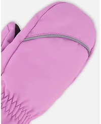 Deux par Deux Baby Girls Winter Mittens Play Purple