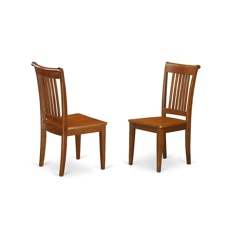 East West Furniture 5 Pc Kitchen Table set-breakfast nook and 4 Wooden Chairs