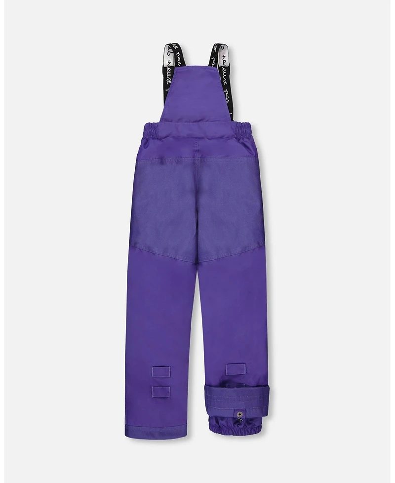 Deux par Girl Two-Piece Play Snowsuit Dark Purple