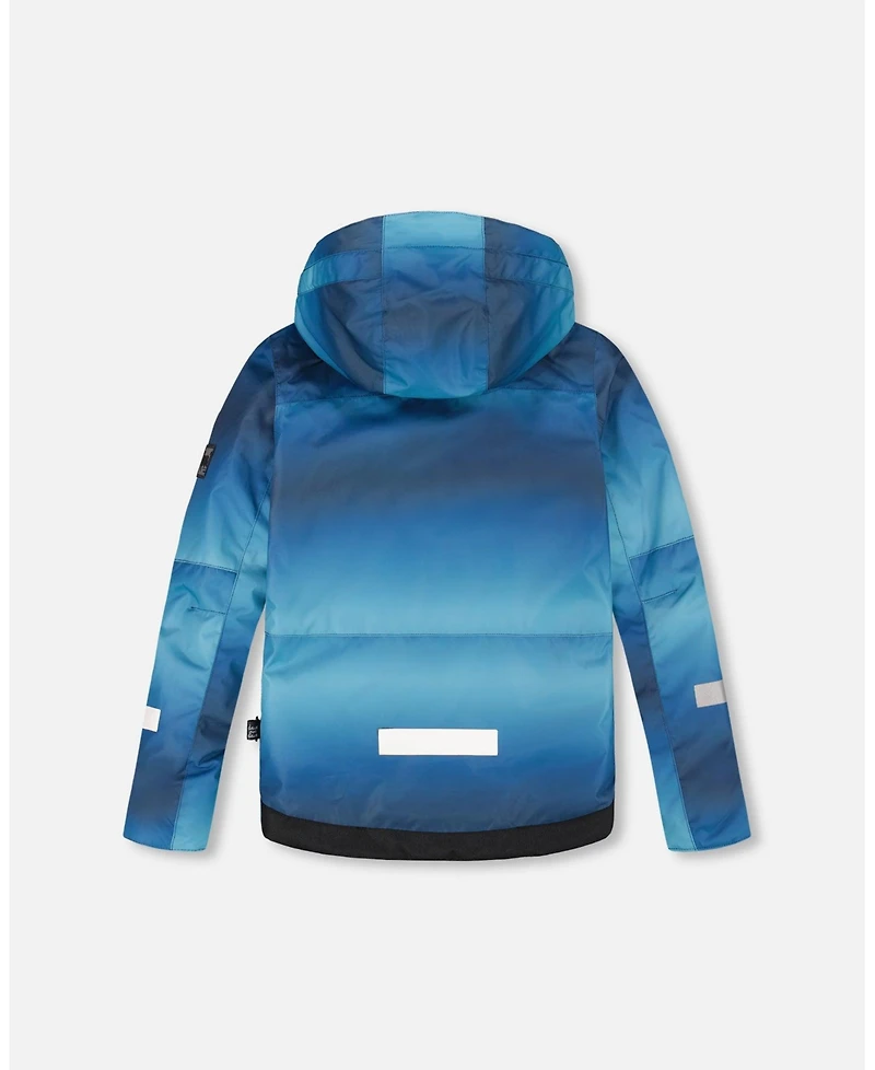 Deux par Toddler Boys Two-Piece Teknik Snowsuit Teal Gradient - Toddler|Child