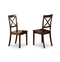 East West Furniture 5 Pc Dining room set - DinetteTable and 4 Dining Chairs