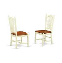 East West Furniture 5 Pc Kitchen nook Dining set - Kitchen dinette Table and 4 Kitchen Chairs