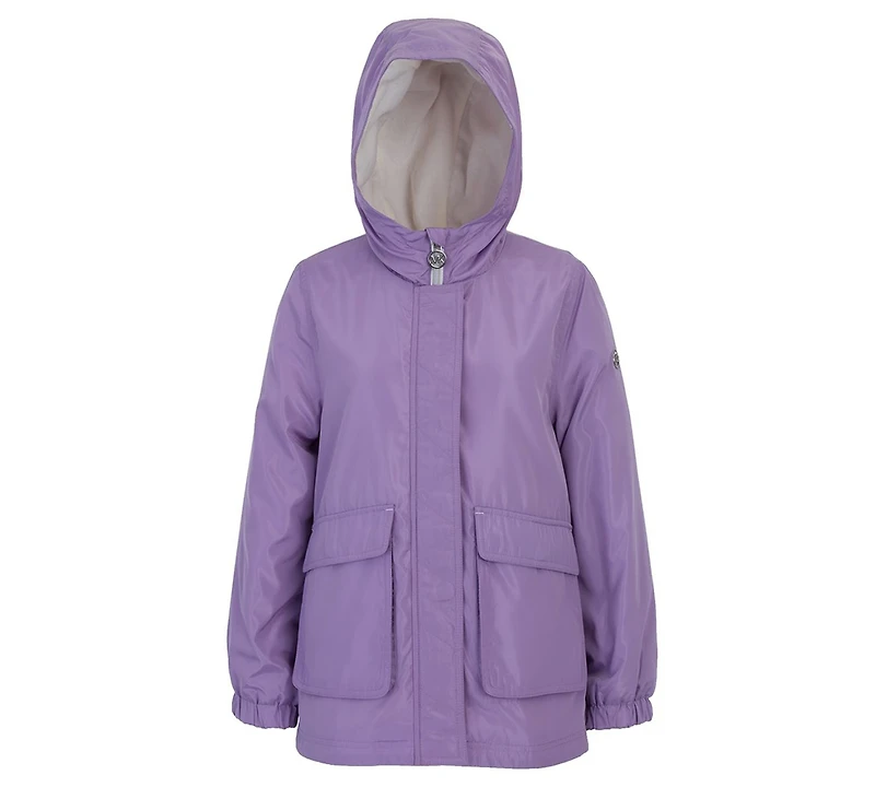 Michael Kors Toddler and Little Girls Fleece Lined Rain Jacket