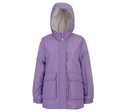 Michael Kors Toddler and Little Girls Fleece Lined Rain Jacket
