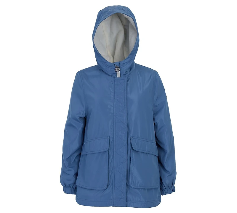 Michael Kors Toddler and Little Girls Fleece Lined Rain Jacket