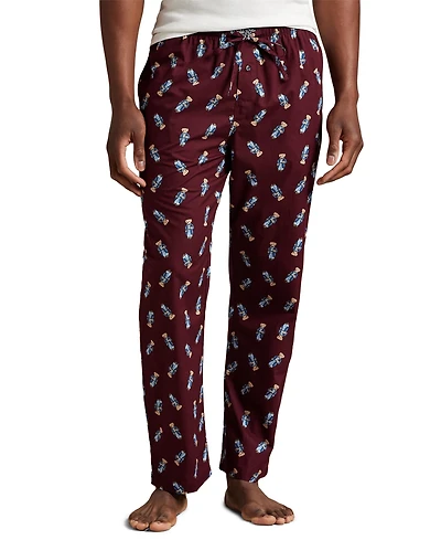 Polo Ralph Lauren Men's Morning Robe Bear Printed Pajama Pants