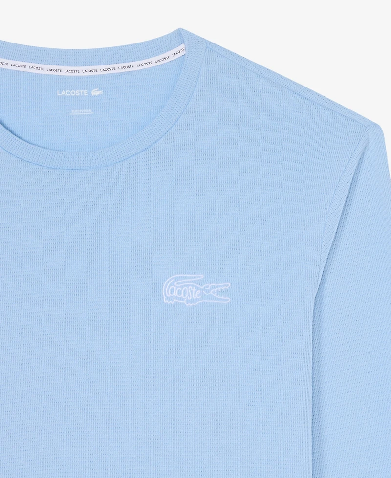 Lacoste Men's Small Croc Thermal Long Sleeve T-Shirt