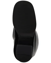 Steve Madden Benton Mid-Shaft Foldover Cuffed Moto Boots