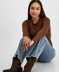 And Now This Petite Second Skin Crewneck Top, Macy's Exclusive