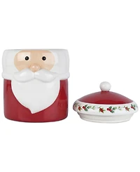 Winterberry Santa Lidded Canister