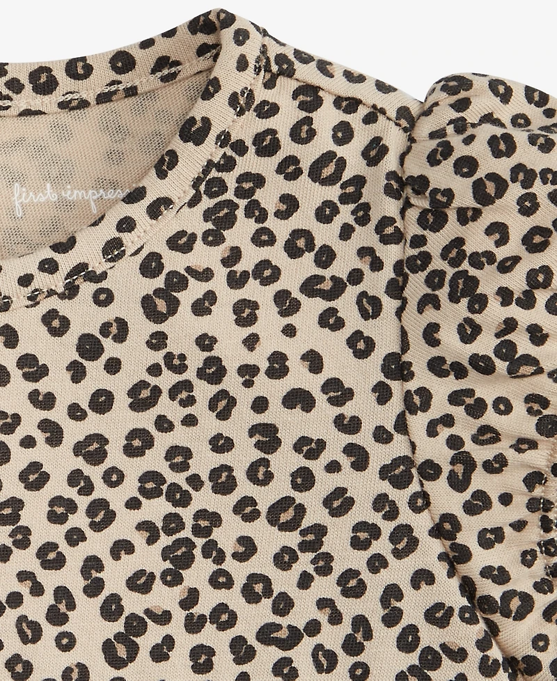 First Impressions Baby Girls Leopard-Print Skirted Sunsuit, Macy's Exclusive