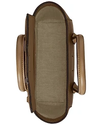 Lauren Ralph Lauren Tanner Small Pebbled Leather Satchel