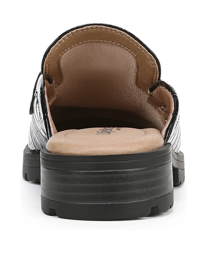 LifeStride Women's London-Mule Round Toe Lug Sole Mules