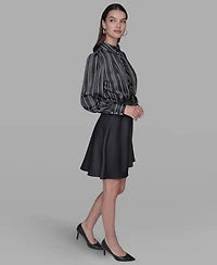 Karl Lagerfeld Paris Women's Collared Shirtdress