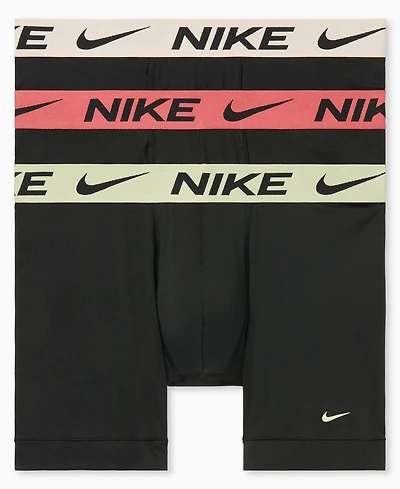 Nike Men's 3-Pack Dri-Fit Essential Micro Boxer Briefs