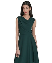 Vince Camuto Women's Signature Stretch Crepe Midi Dress