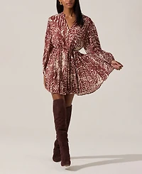 Astr the Label Women's Marisela Long-Sleeve Dress