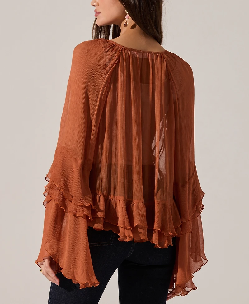 Astr the Label Women's Margaery V-Neck Top
