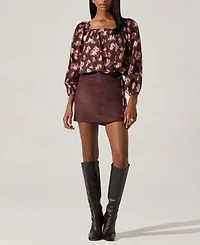 Astr the Label Women's Laudine Mid-Thigh Skirt