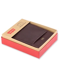Levi's Men's Extra-Capacity Corded Cover Bi-Fold Wallet
