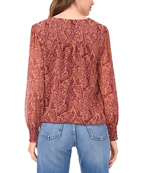 Sam & Jess Women's Blouson V-Neck Top